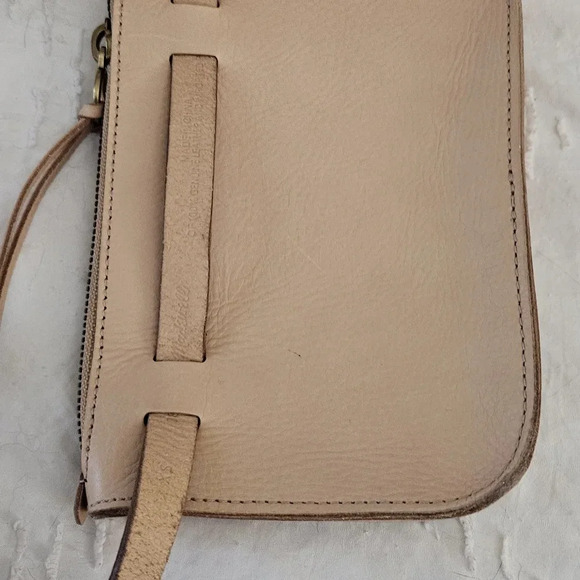 Madewell Simple Pouch Belt Bag Fanny Pack Natural Authenic Leather Adjustable - Picture 5 of 5